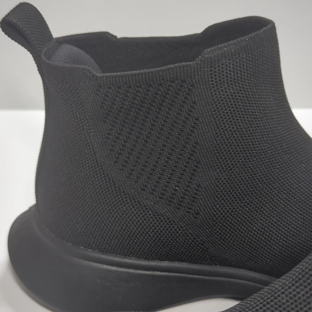 Vivaia Pull On Black Sneaker Boots Size EU 41 - US 9.5 - Picture 14 of 15